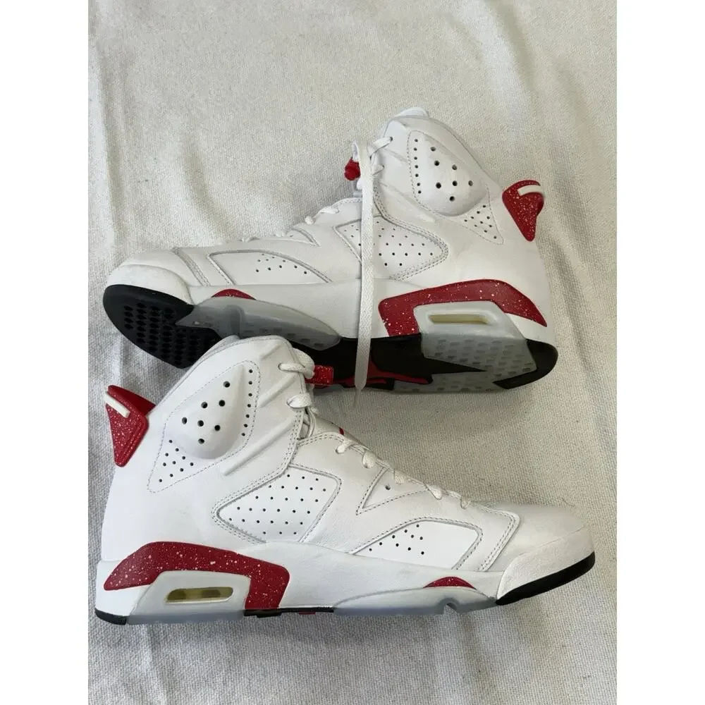 Nike Air Jordan 6 Retro Red Oreo White (CT8529-162) Shoes OG Mens Size 10.5